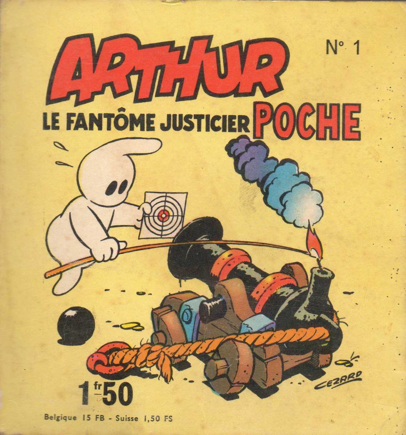 Une Couverture de la Série Arthur le Fantôme Justicier Poche